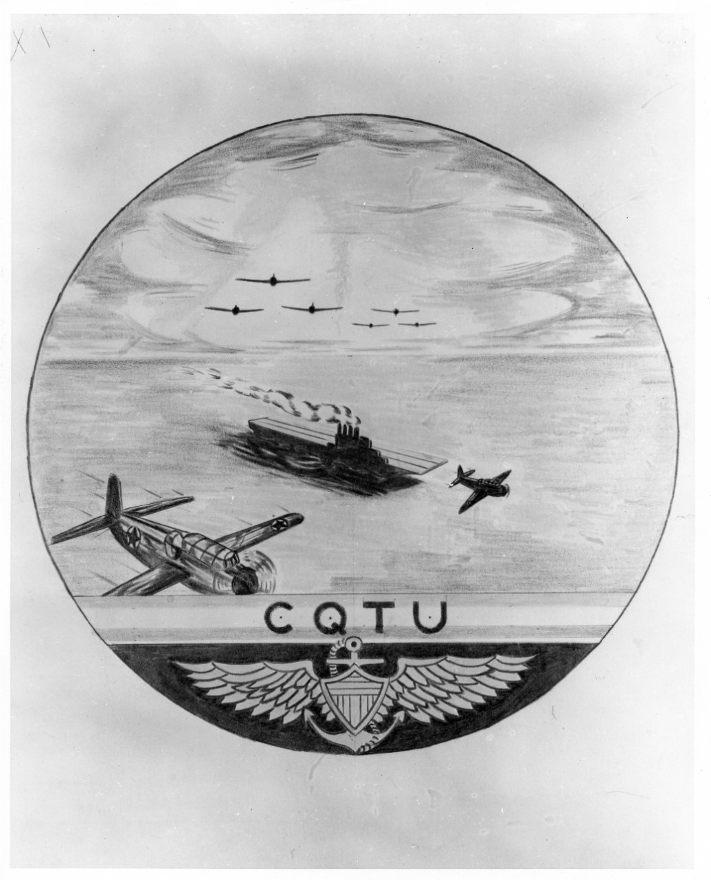 80-G-19618 Carrier Qualification Training Unit Insignia