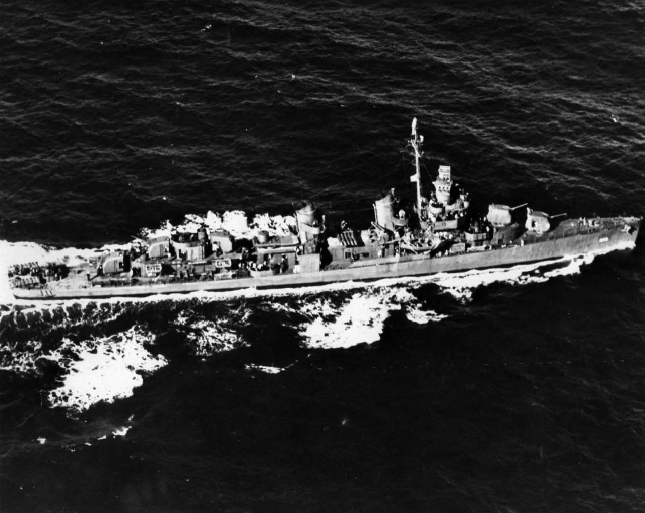 USS Aulick (DD-569) underway in February 1944