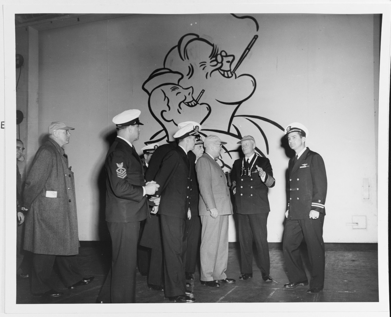 Photo #: 80-G-59661  President Harry S. Truman Fleet Admiral Chester W. Nimitz