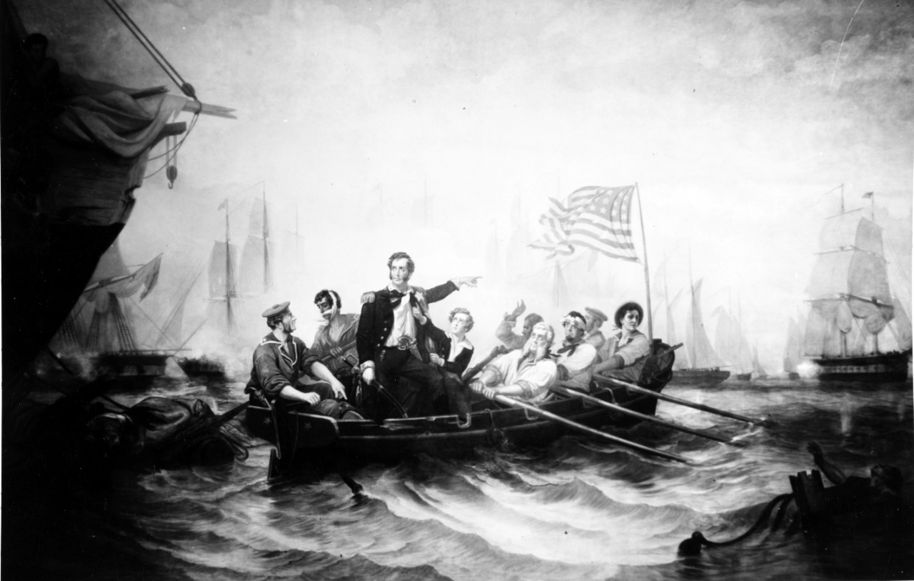 Photo #: KN-621  Battle of Lake Erie, 10 September 1813