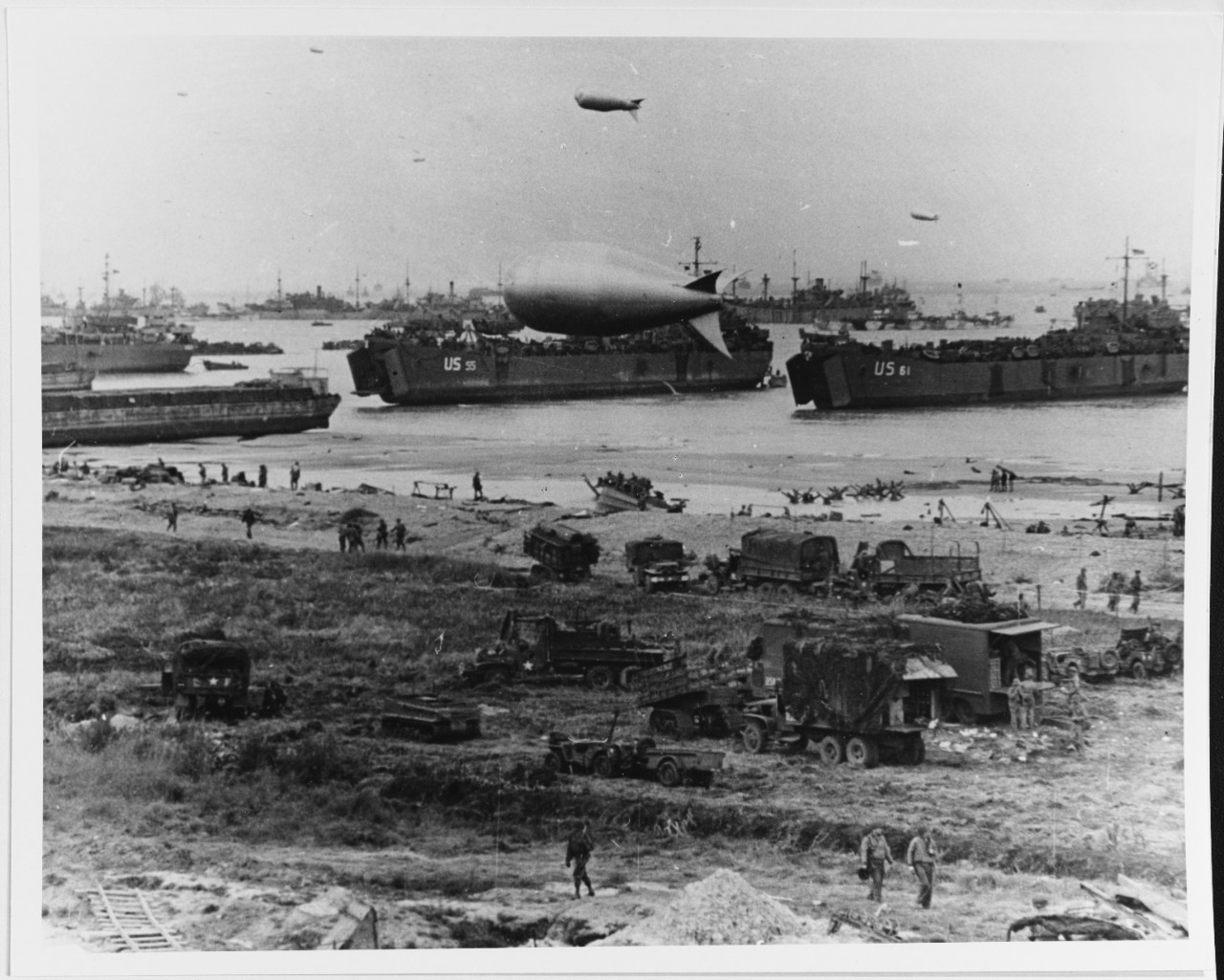 Photo #: SC 190631  Normandy Invasion, June 1944