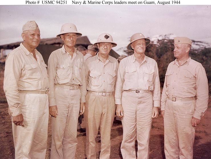 Photo #: USMC 94251  (color) Navy and Marine Corps leaders