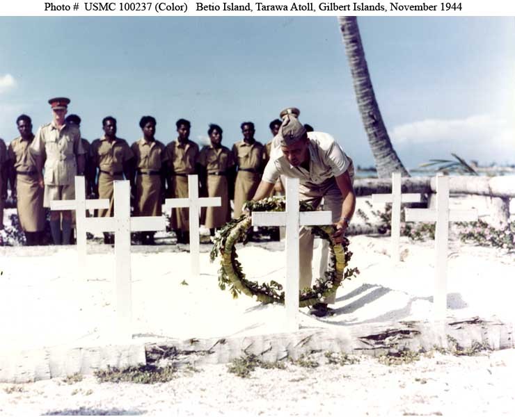 Photo #: USMC 100237 Betio Island, Tarawa Atoll, Gilbert Islands