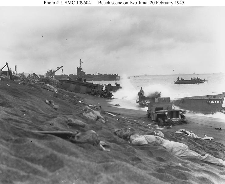 Photo #: USMC 109604  Iwo Jima Operation, 1945