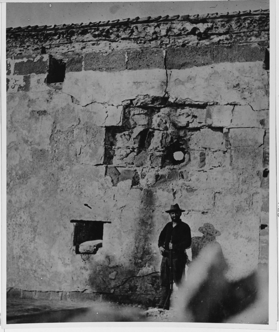 Photo #: USN 902954  Bombardment of Fort San Antonio de Abad, Malate, Philippines, 13 August 1898