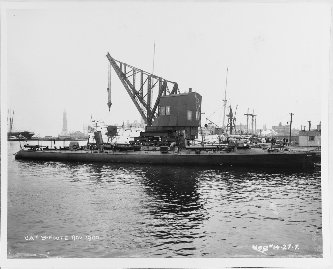 USS FOOTE (TB-3), November 1900.