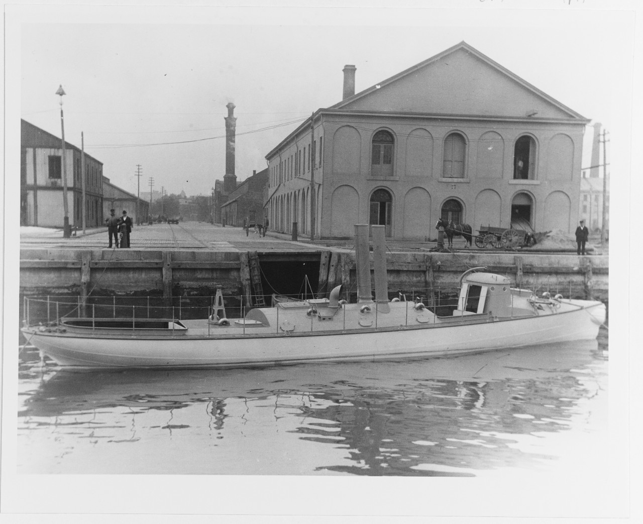 Torpedo launch for USS MAINE