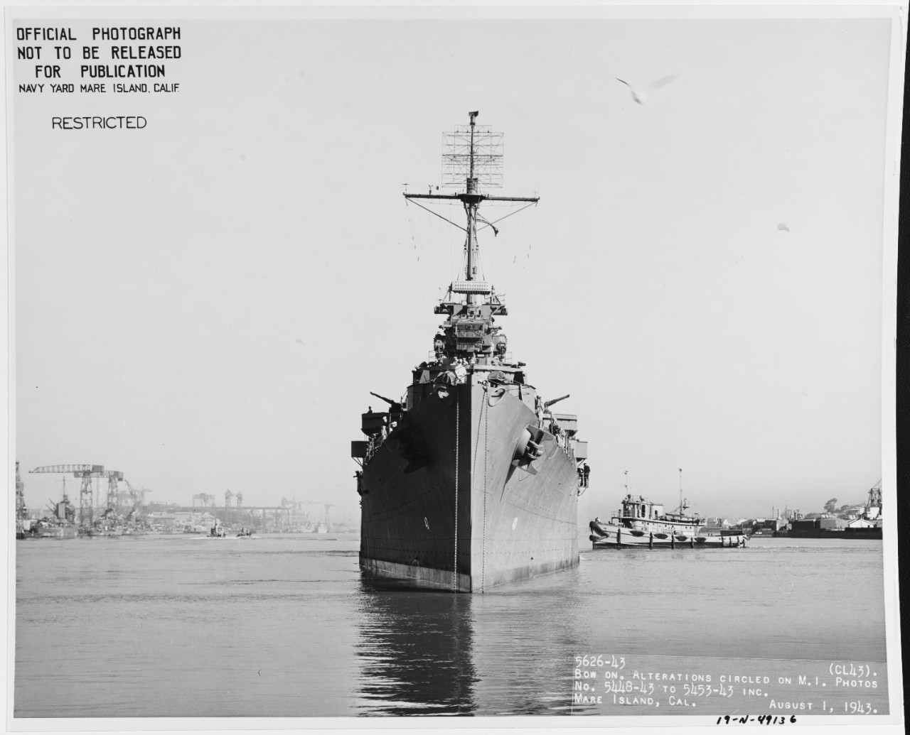 USS NASHVILLE (CL-43)