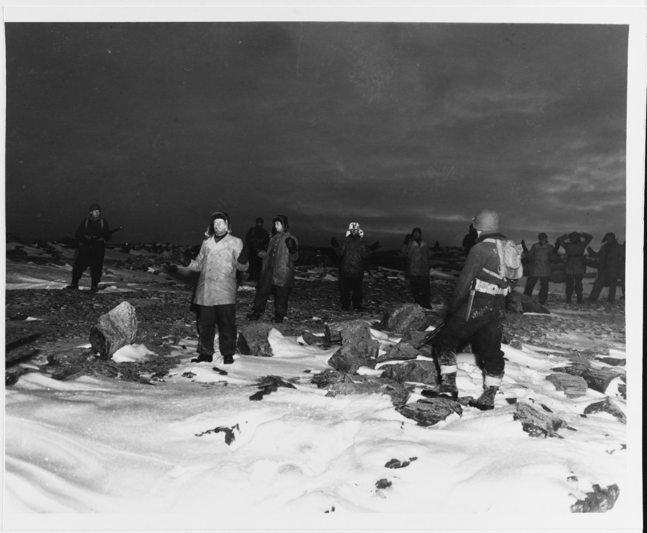 Coast Guardsmen Raid German Weather Station in Greenland, 1944