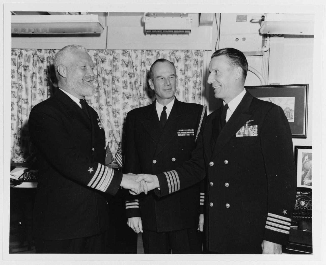 Vice Admiral Robert B. Pirie, USN, Commander Striking Fleet Atlantic