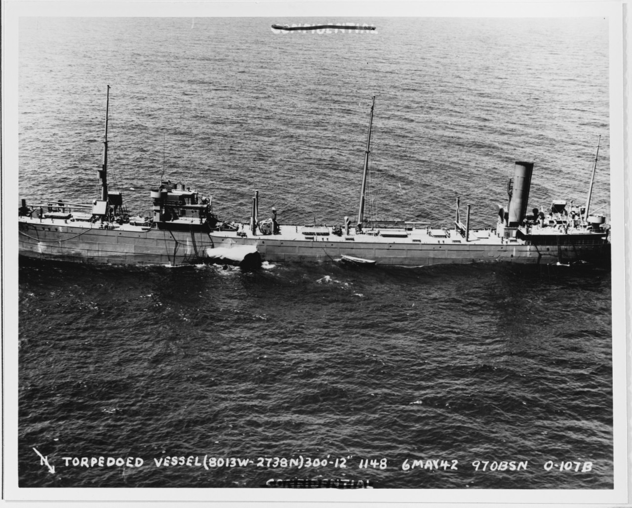 Torpedo merchant ship