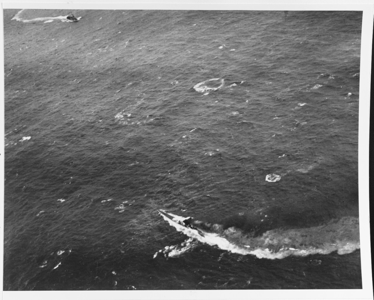 Sinking of German submarine U-172, 13 December 1943.