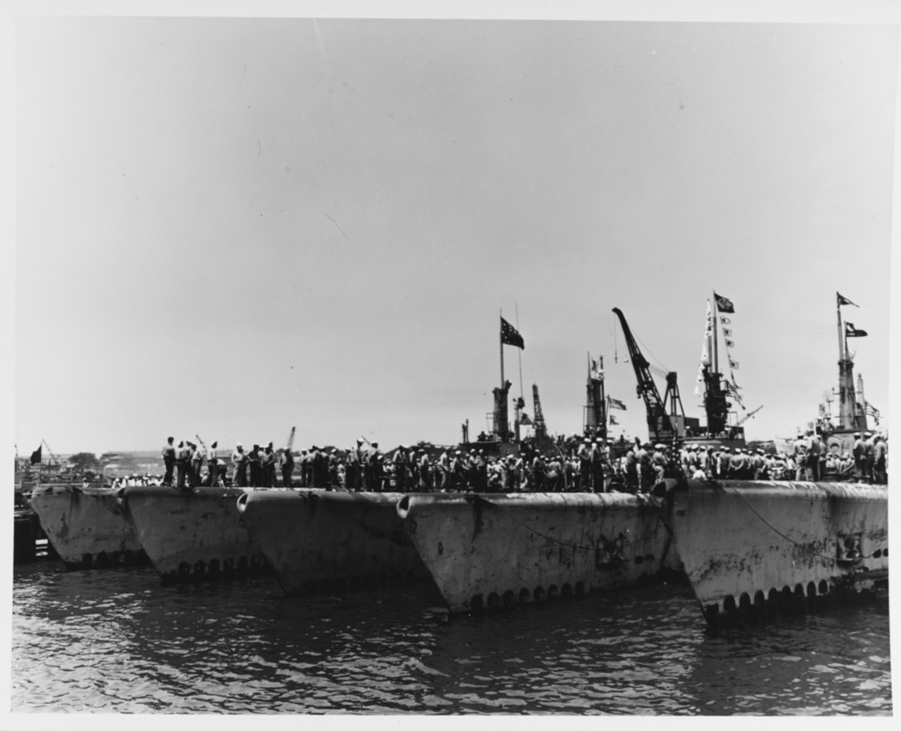 Submarines Docked at Pearl Harbor