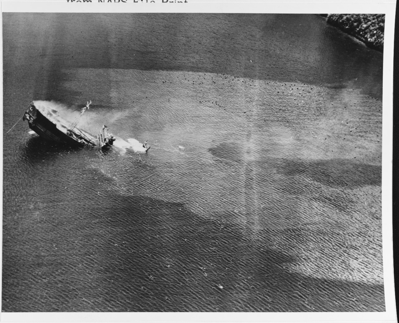 Carrier strikes in the Palau Islands, March 1944