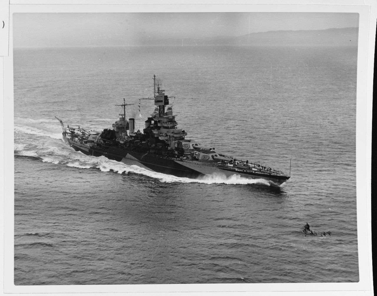 USS MARYLAND (BB-46), 26 April 1944.