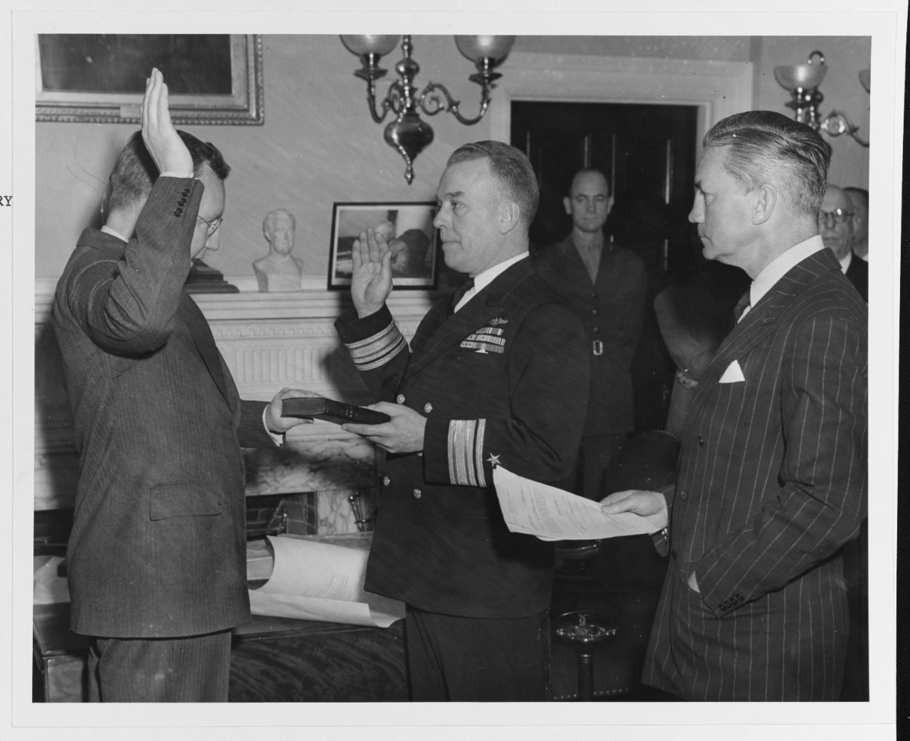 W. John Kenney swearing in as Assistant Secretary of the Navy
