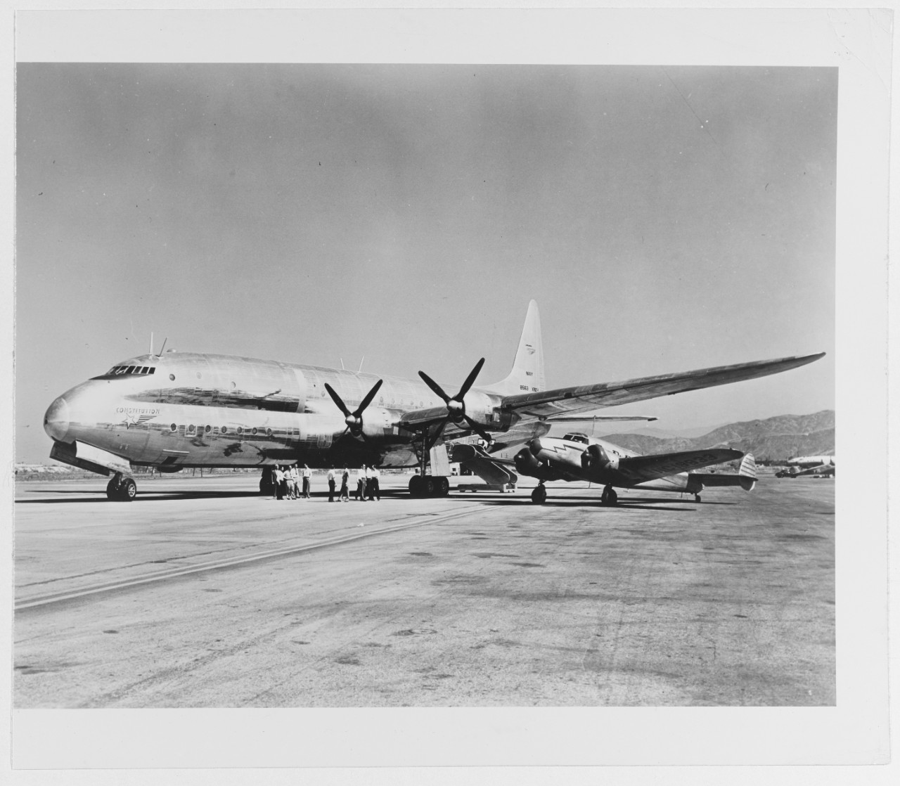 Lockheed XR60-1 "Constitution" transport (Bu. no. 85163)