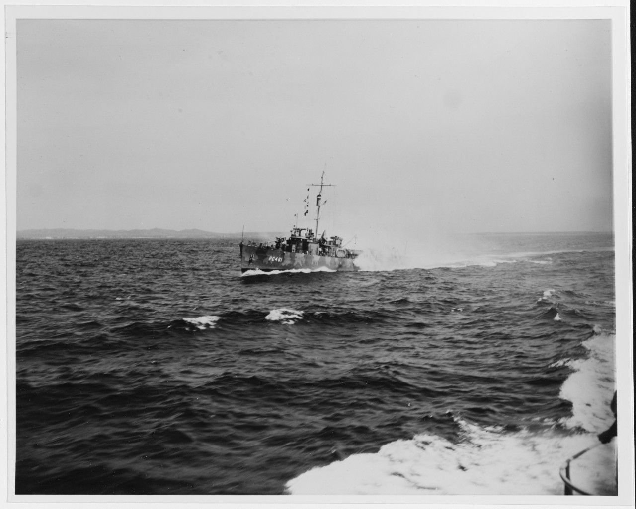 USS PC-461 (later named BLUFFTON)