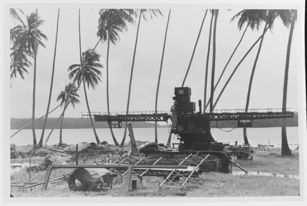 Radar installation in the Solomon Islands