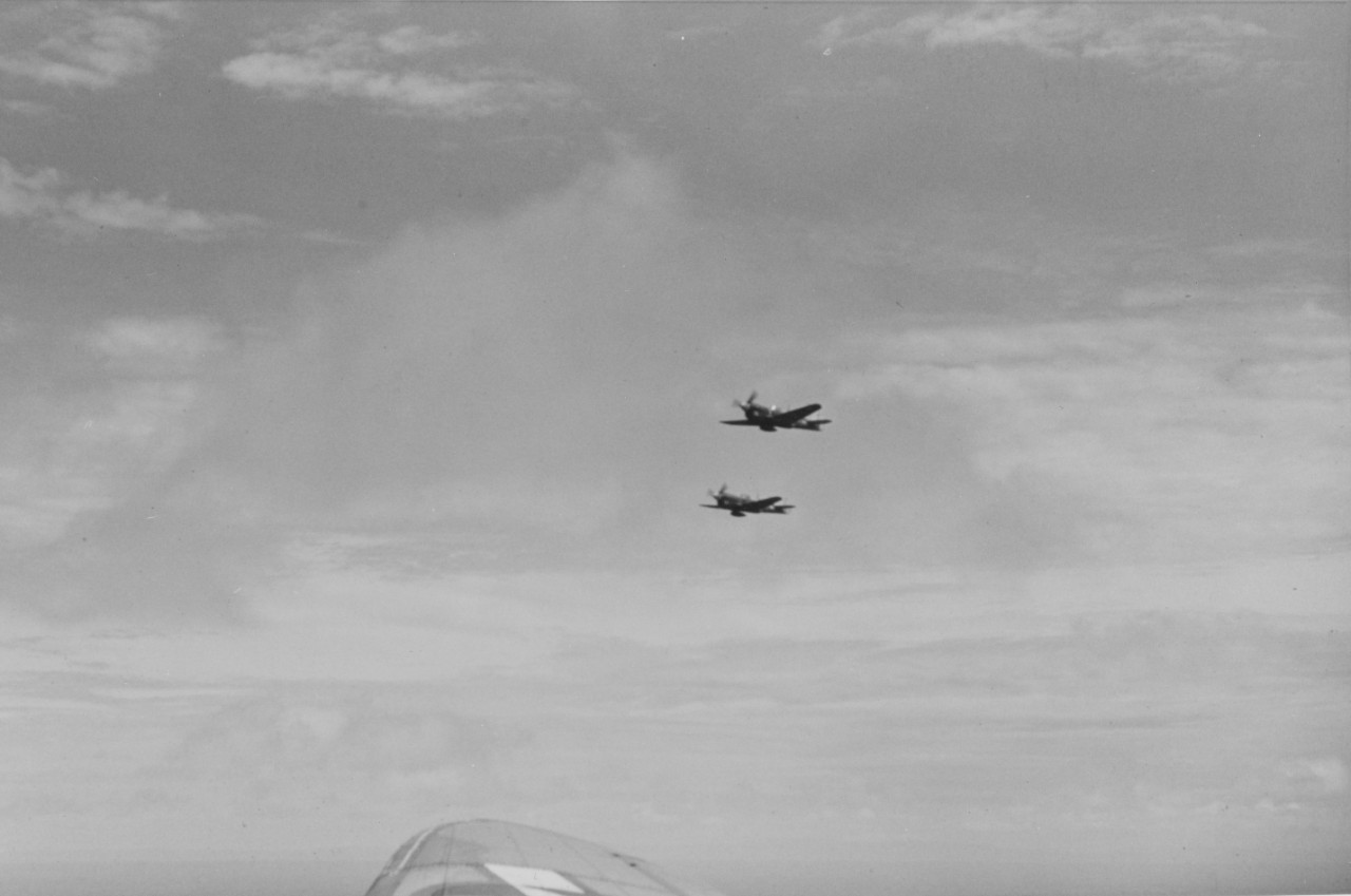Curtiss P-40 fighters, of the Royal New Zealand Air Force