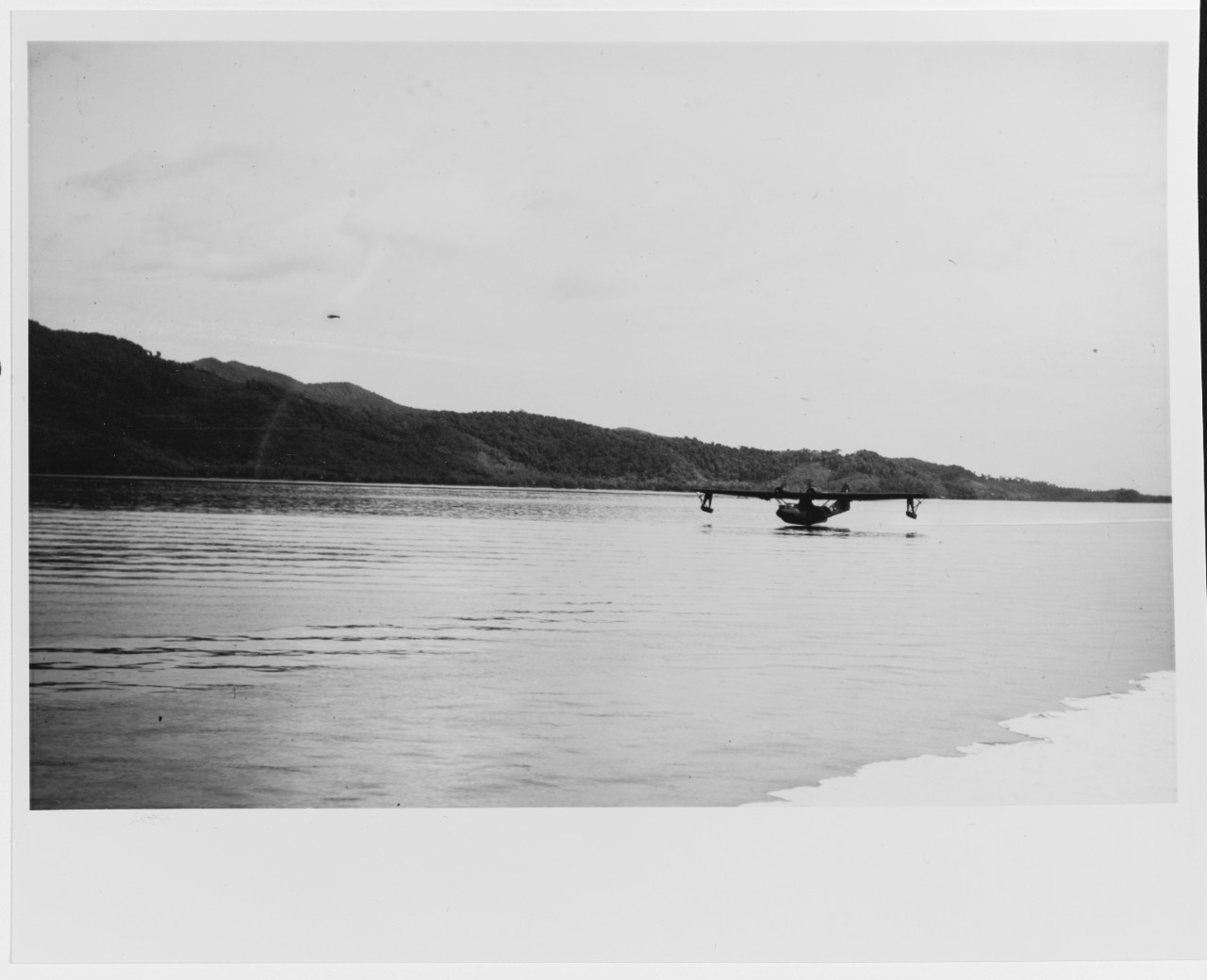 PBY patrol bomber, of a "Black Cat" squadron