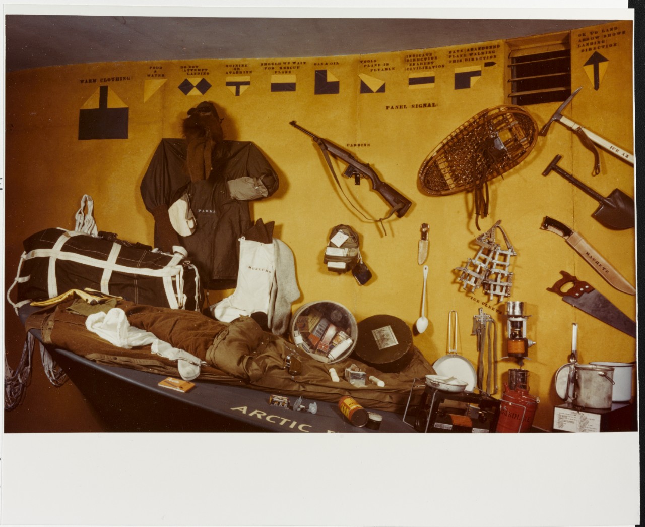 Survival Training Museum exhibit, NAS Pensacola, Florida, circa 1943-1945