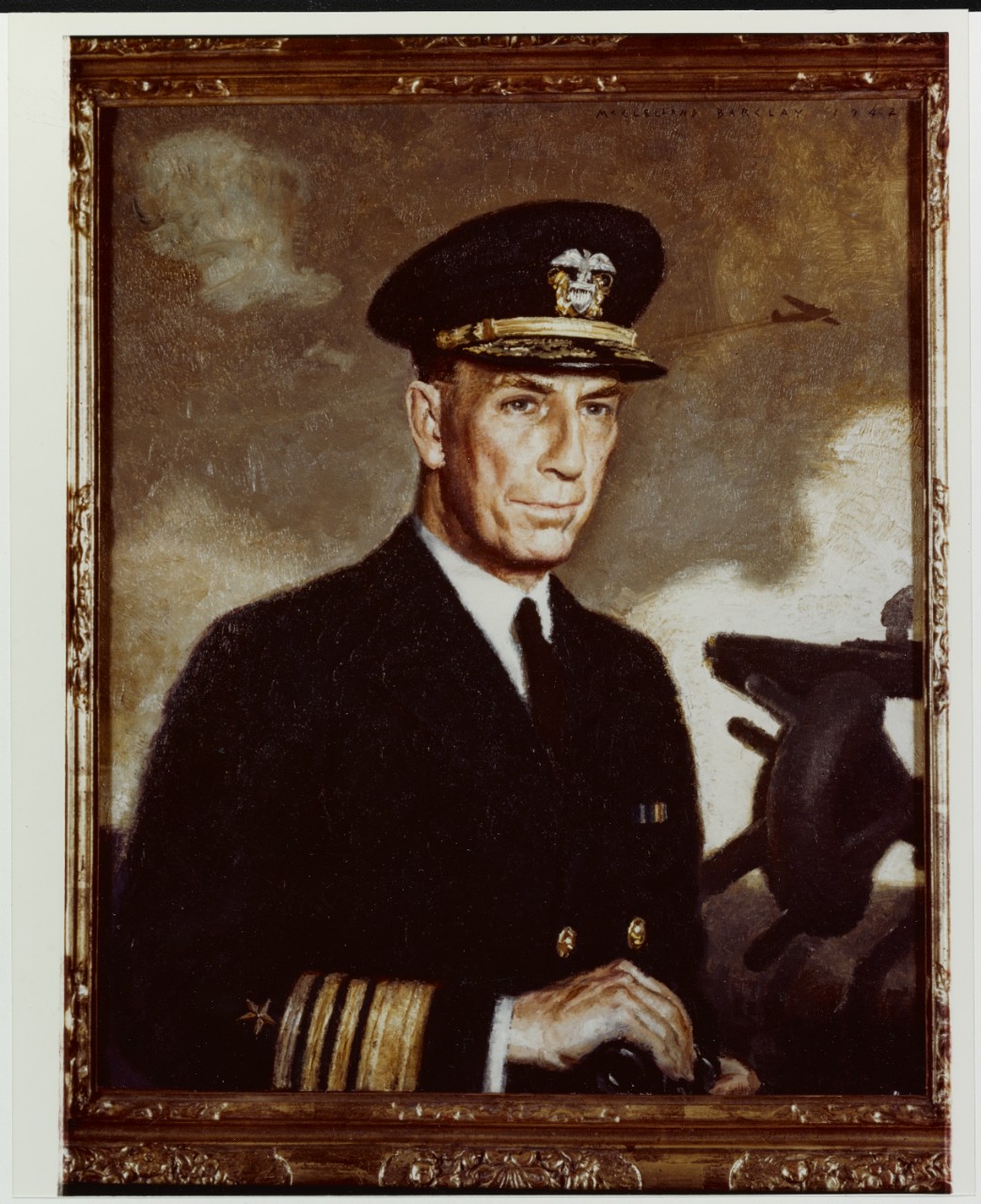 Painting of Admiral Royal E. Ingersoll, USN during World War II