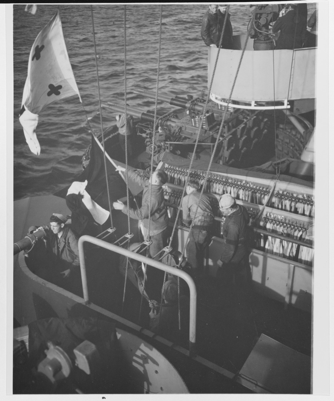 Battleship signalmen