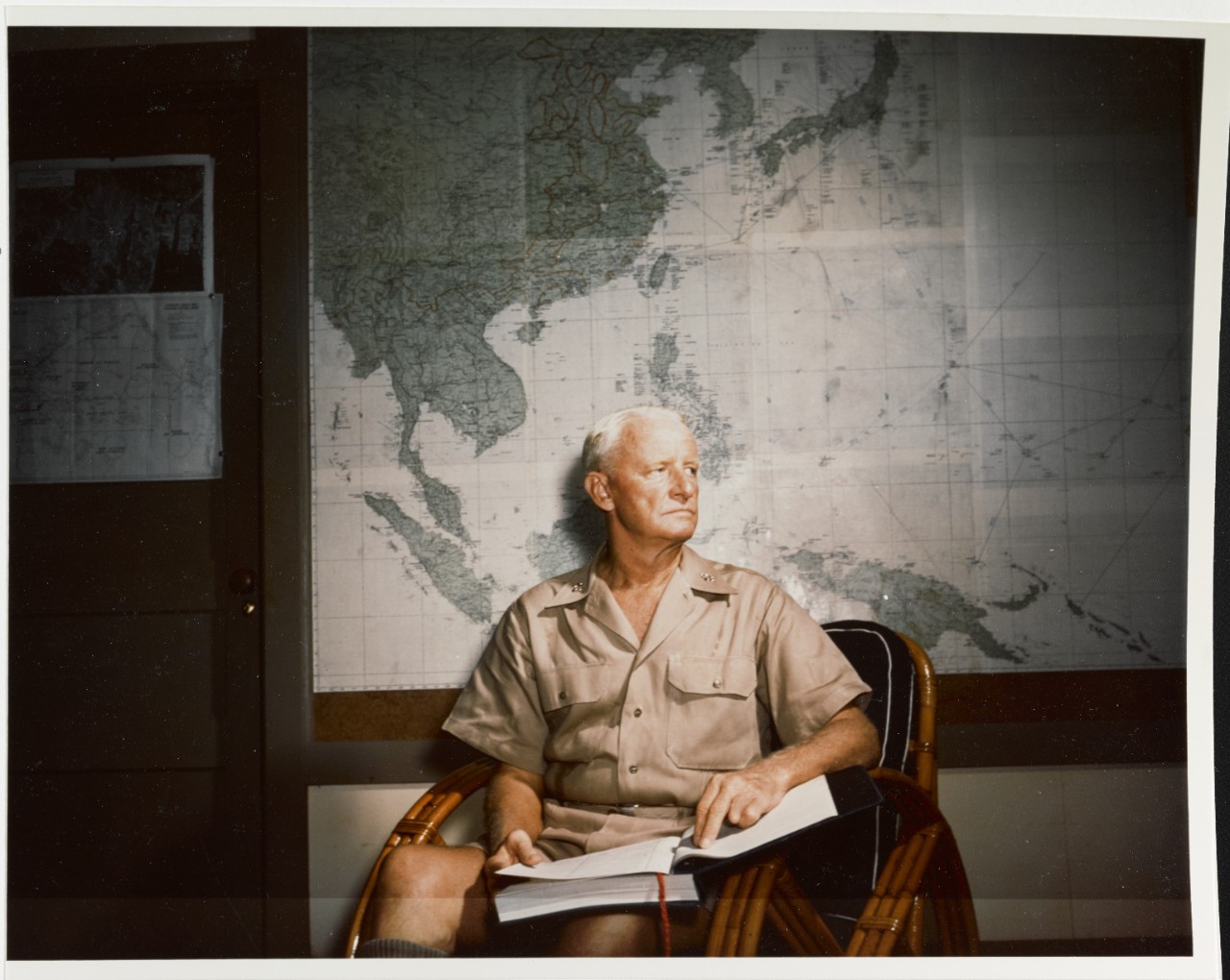 Fleet Admiral Chester W. Nimitz, Commander in Chief, Pacific Fleet and Pacific Ocean Areas