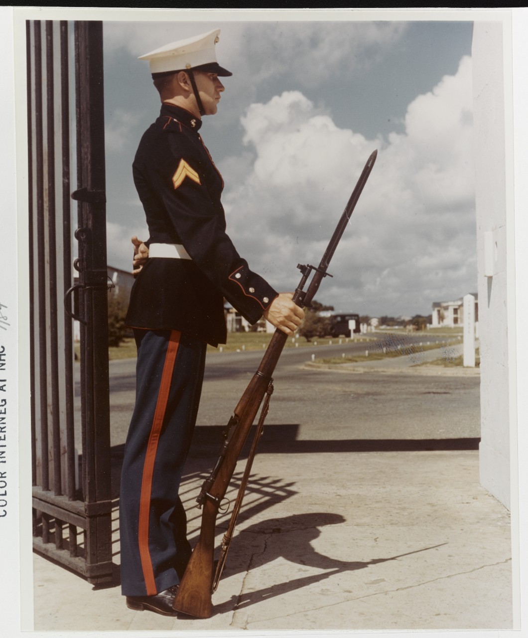 U.S. marine sentry