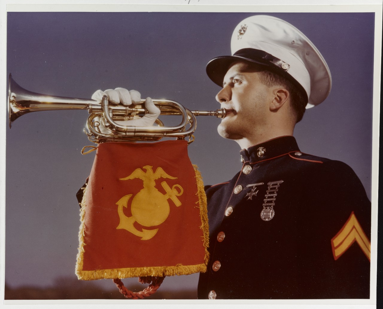 U.S. marine Corps Bugler