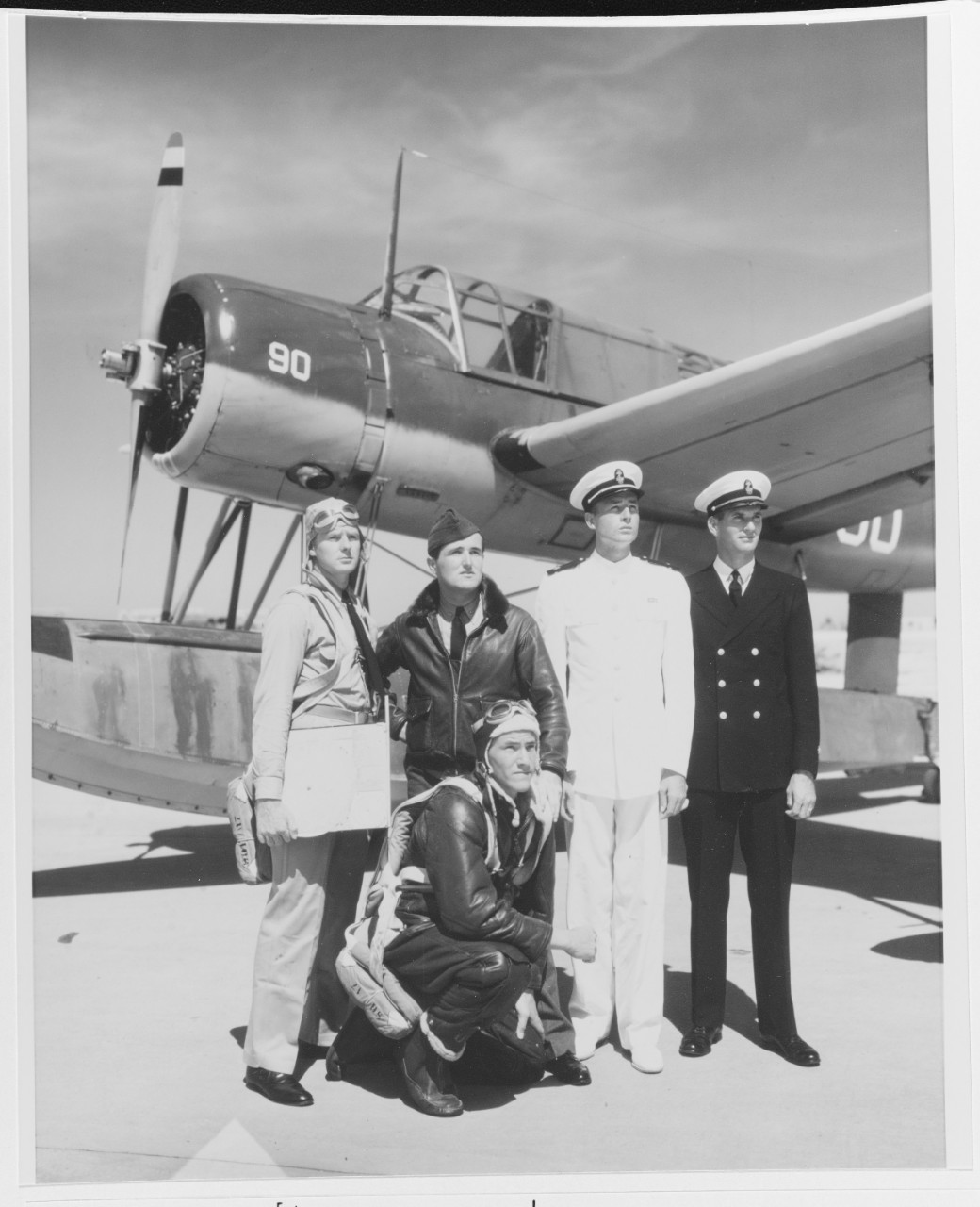 Naval Aviation Cadets and Flight Instructor
