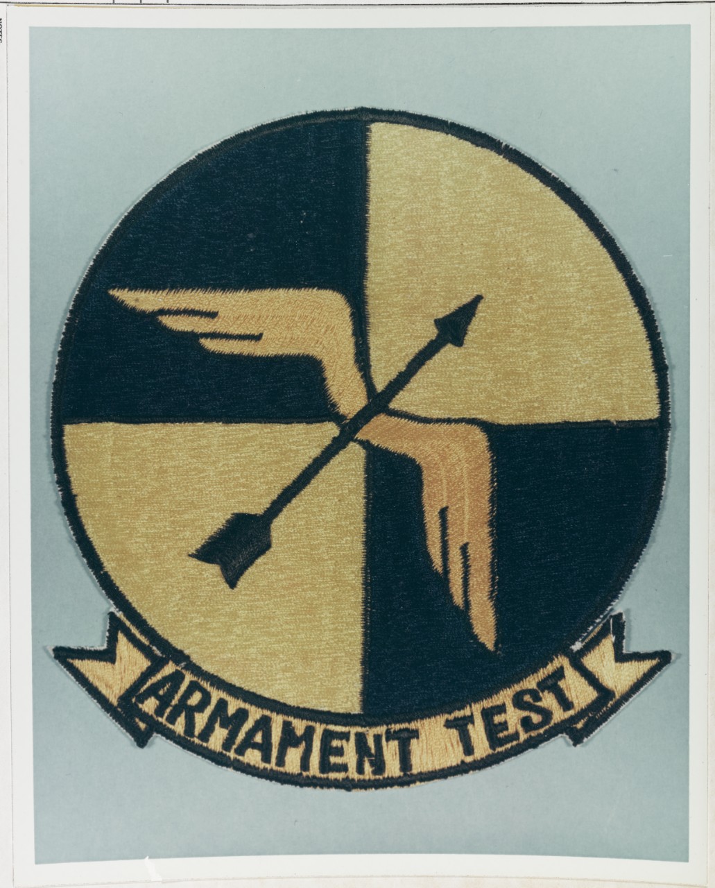 Insignia: Armament Test., 1961