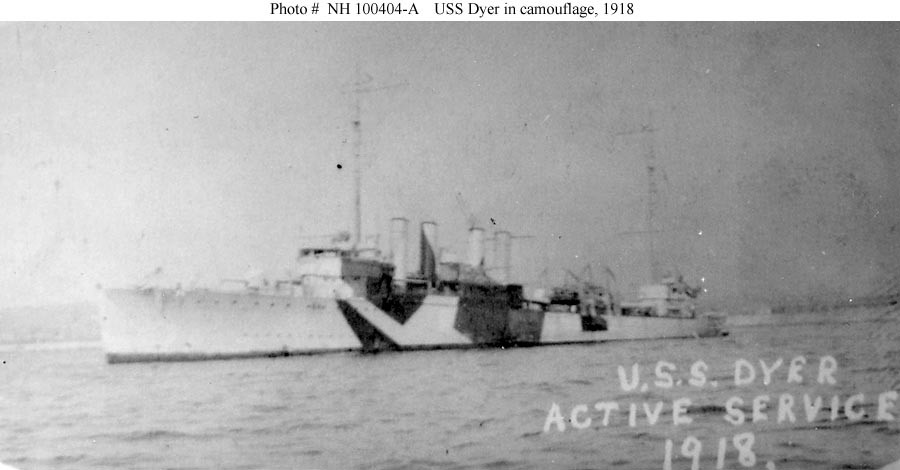 Photo #: NH 100404-A  USS Dyer