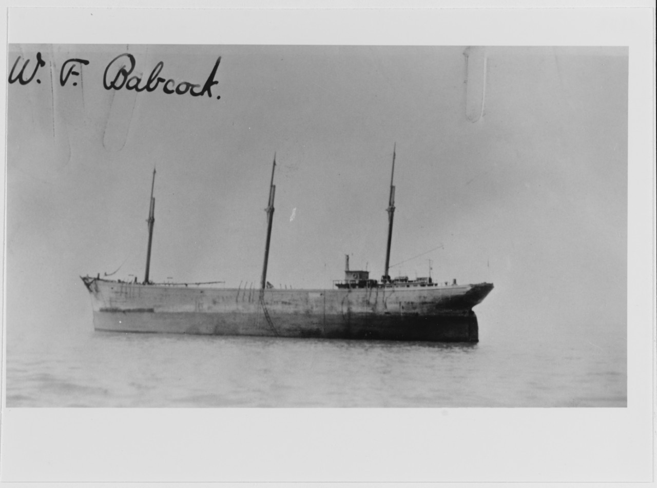 W. F. BABCOCK (U.S. Barge, 1882)