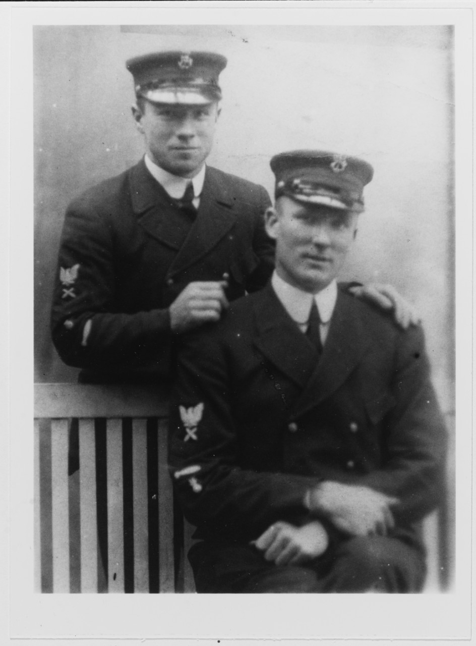 Portrait of two Chief Gunner's Mates