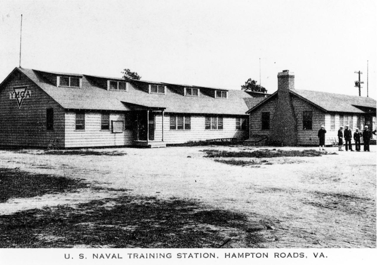 Naval Training Station, Hampton Roads, Virginia. YMCA Building, circa 1918