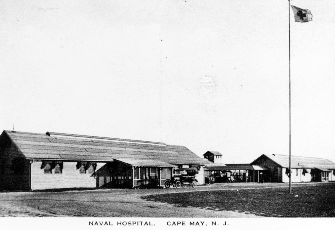 Naval Hospital, Cape May, New Jersey. Postcard Photograph taken circa 1918