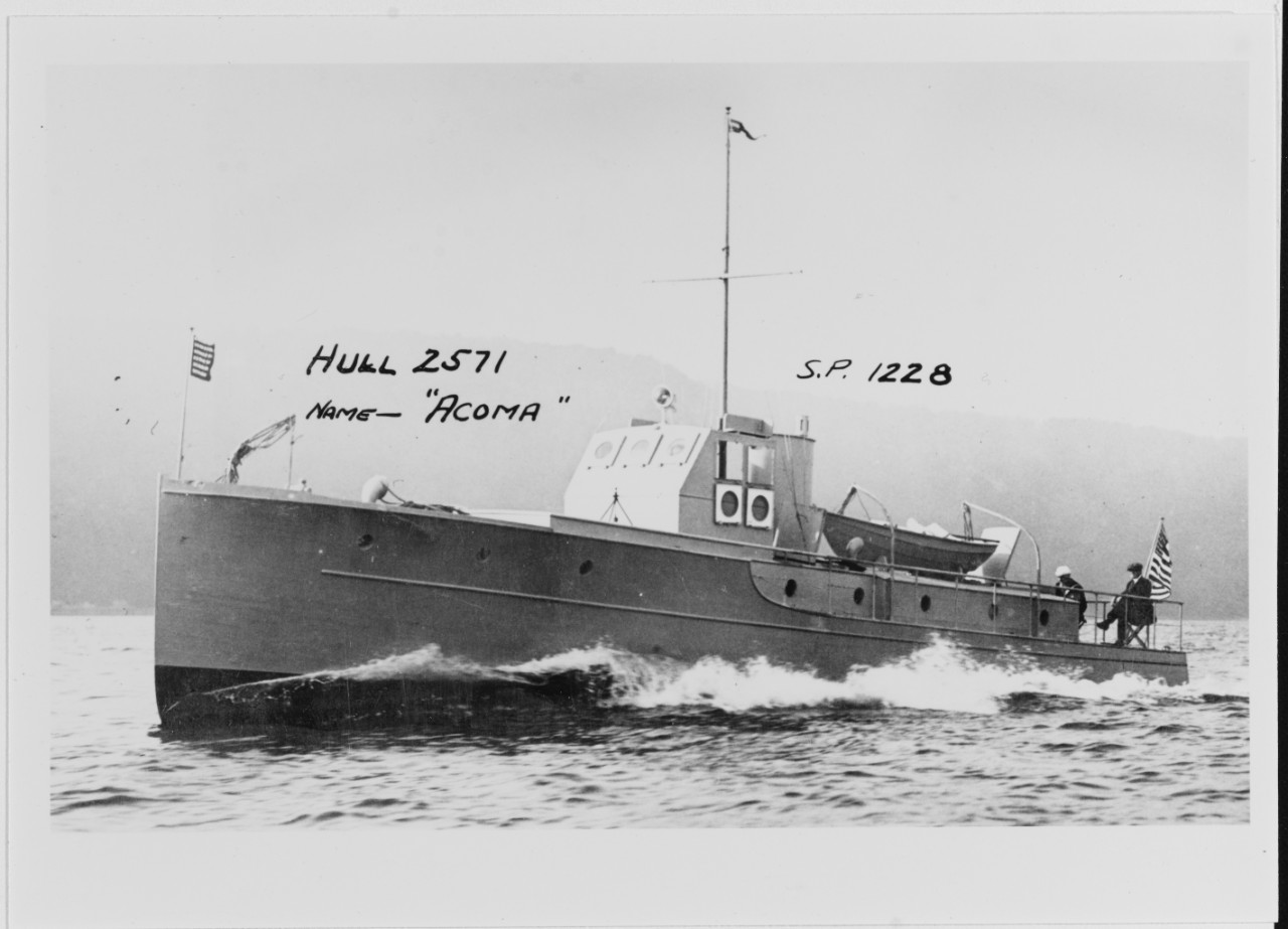 Photo #: NH 100893  USS Acoma (SP-1228)