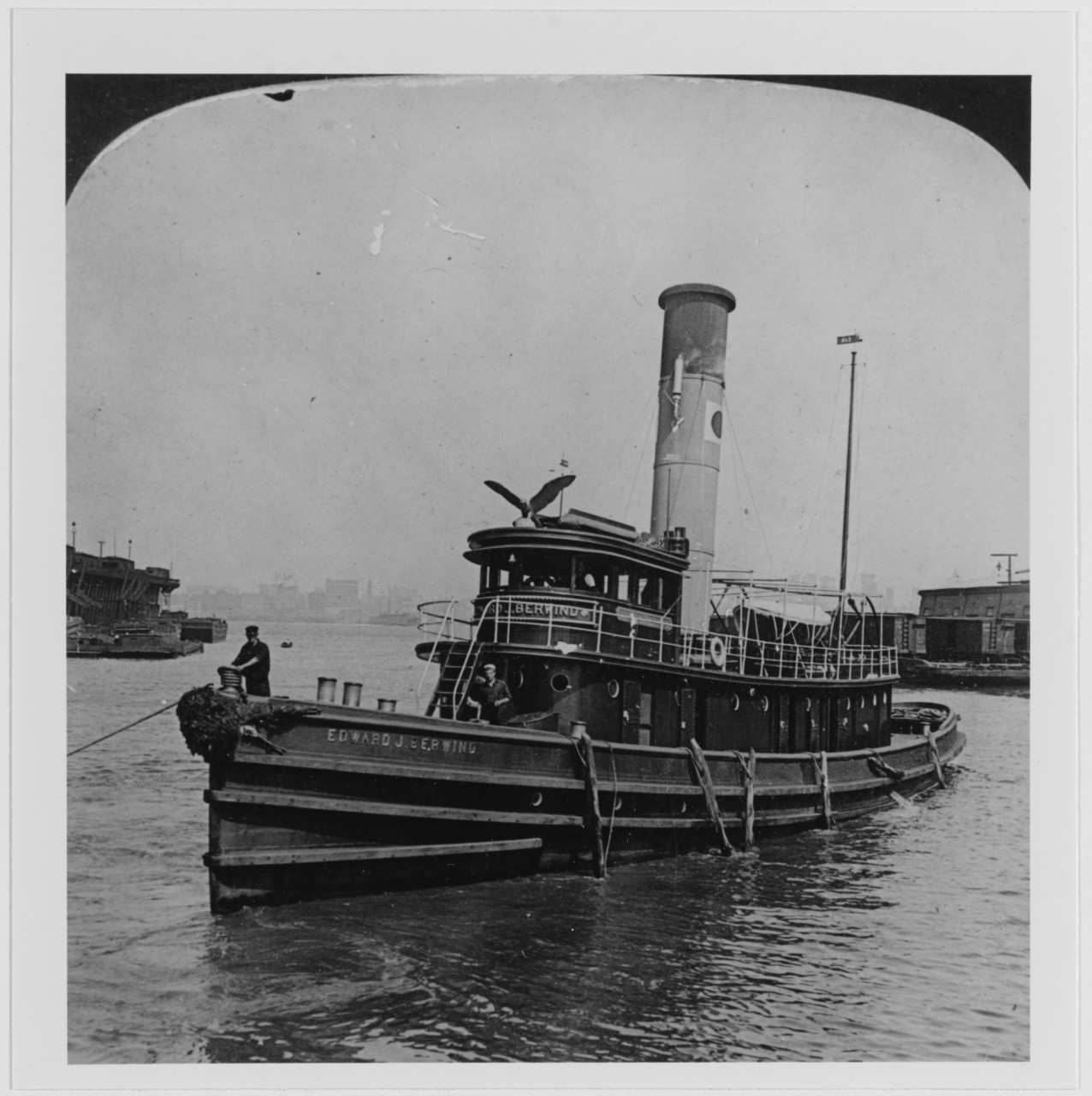 Tug EDWARD J. BERWIND in New  York Harbor