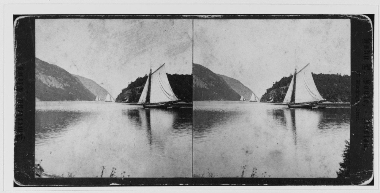 "Instantaneous View up the Hudson River, from West Point"