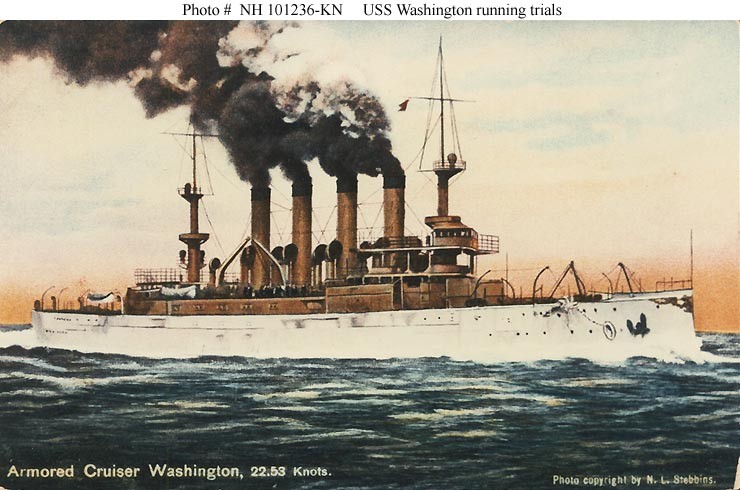 Photo #: NH 101236-KN USS Washington