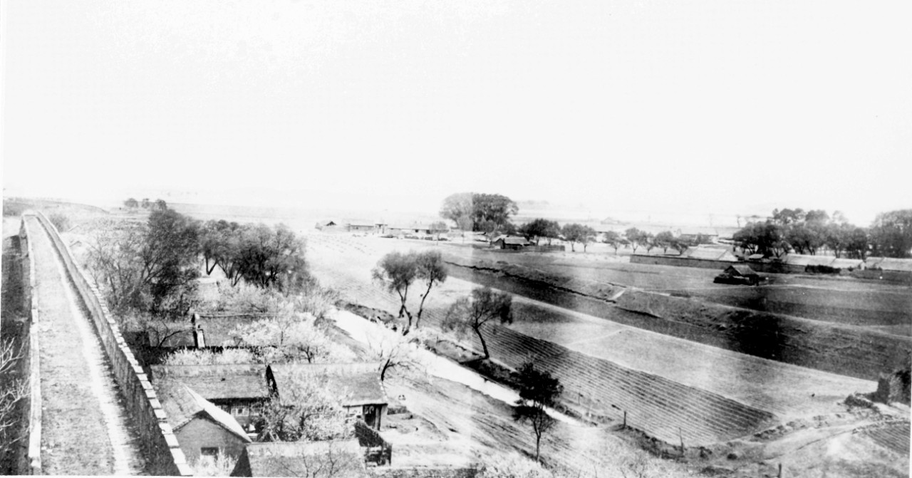 Liao Yang, looking to northeast from southeast corner of wall