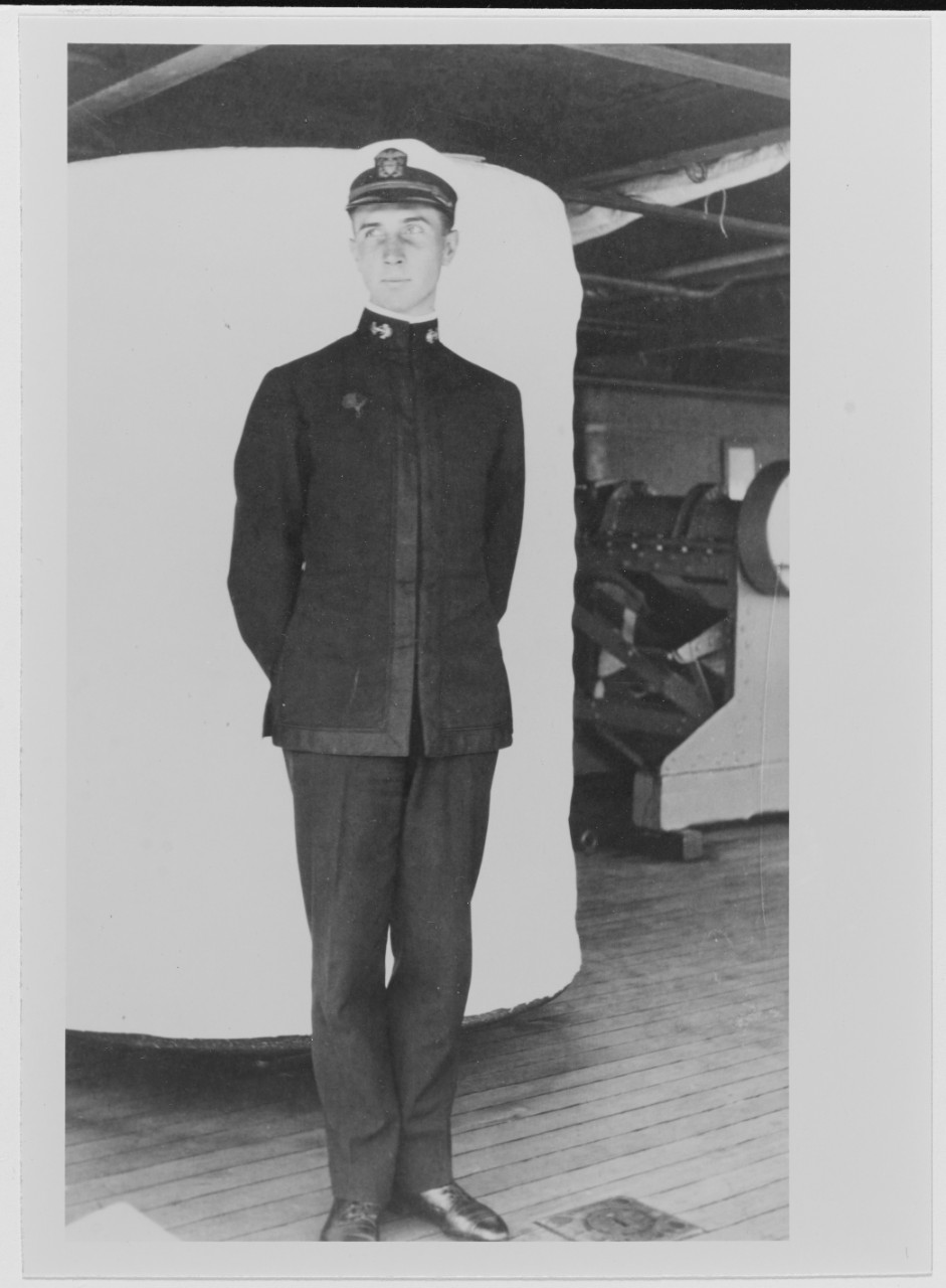Ensign George J. McMillin, USN photographed April 16, 1915