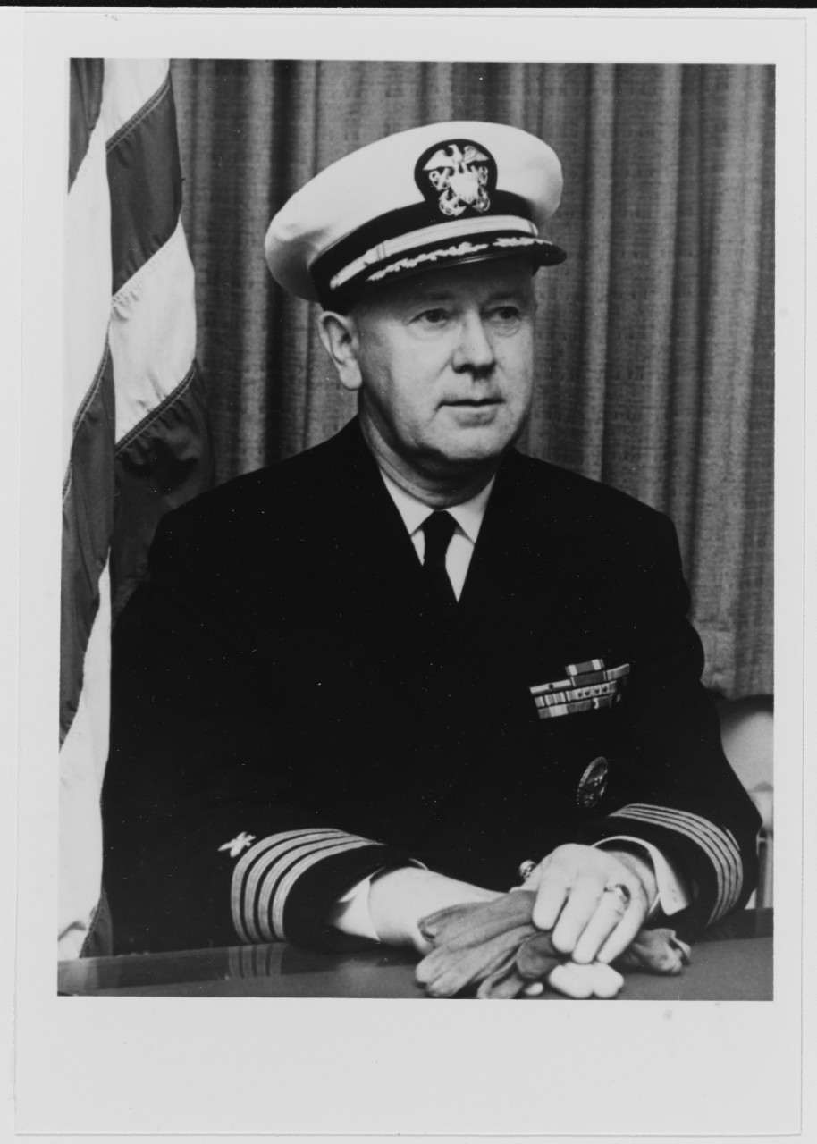 Captain Neale William Curtin, USN (SC), photograph taken on December 30, 1966