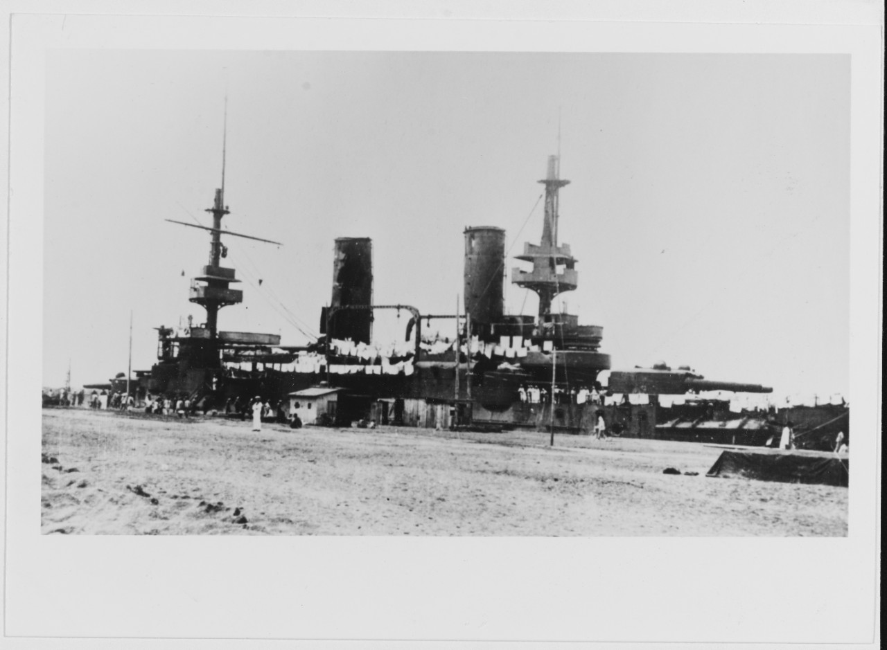 TSESSAREVITCH (Russian Battleship, 1901-1924) during the Russo-Japanese War