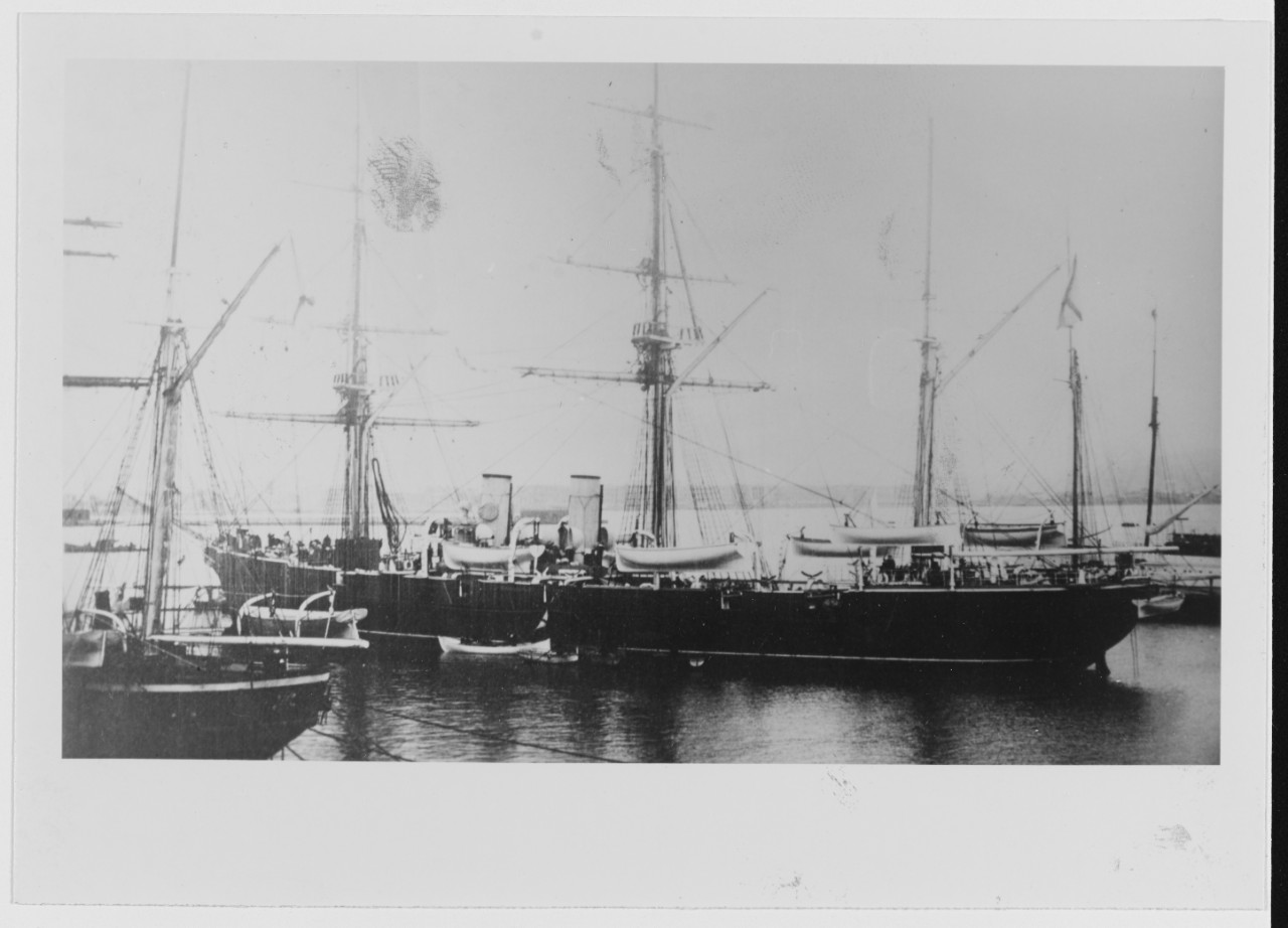 RYNDA (Russian Cruiser, 1885-1922). Renamed OSVOBODITEL