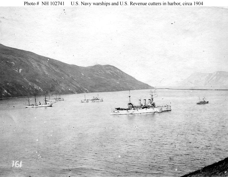 Photo #: NH 102741  U.S. Revenue Cutters and Warships