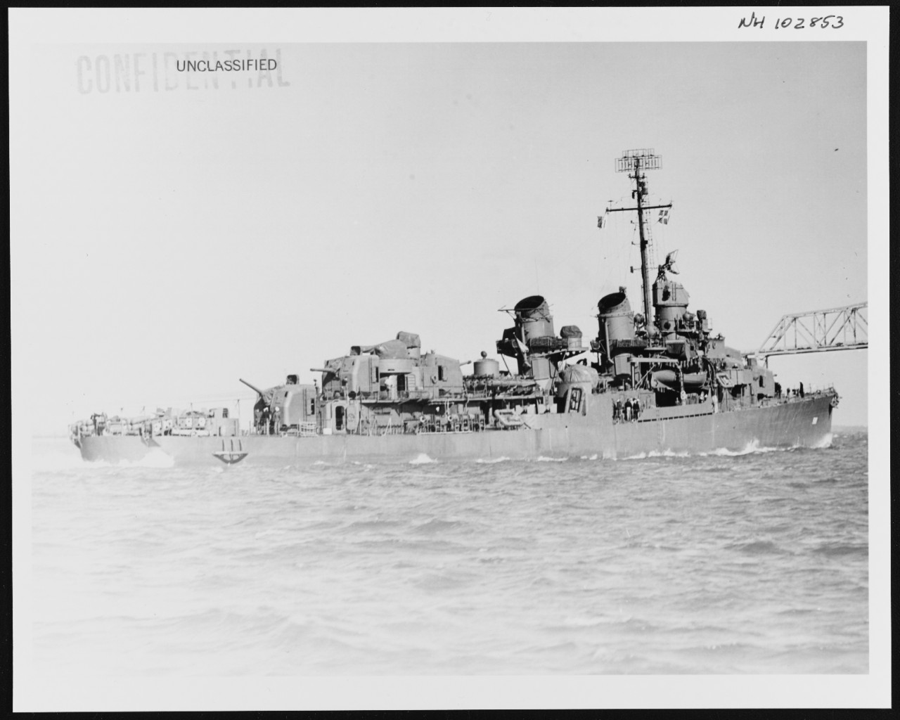 Photo #: NH 102853  USS Young