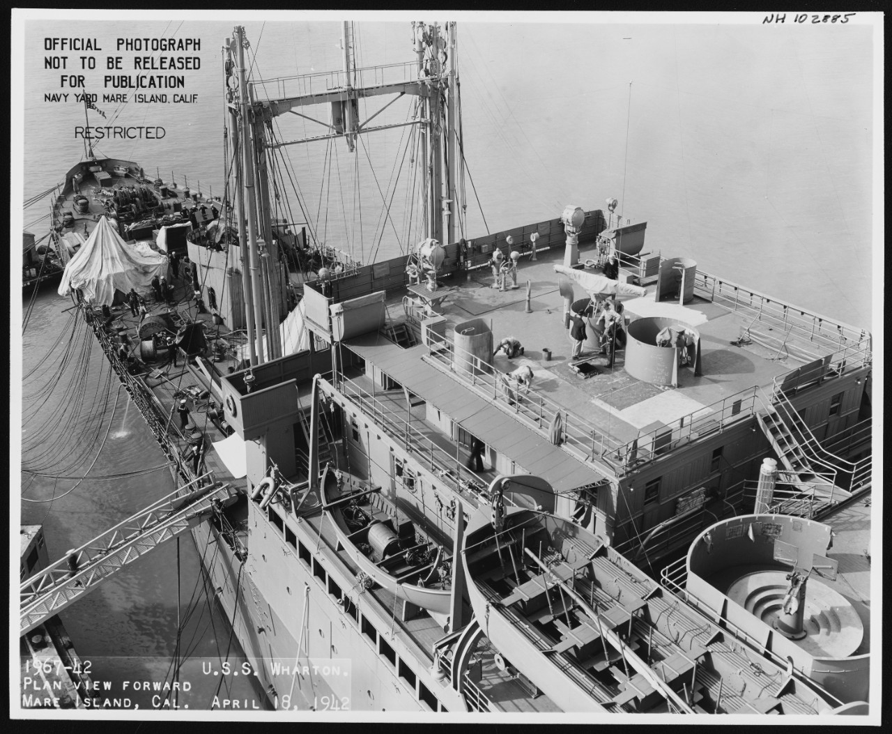 Photo #: NH 102885  USS Wharton